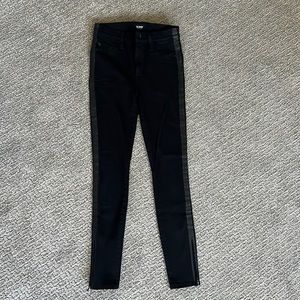 NWOT Hudson black skinny jeans 25